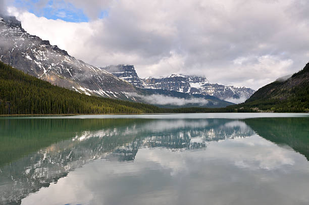 istock Calm reflections on Waterfowl Lake 184292525