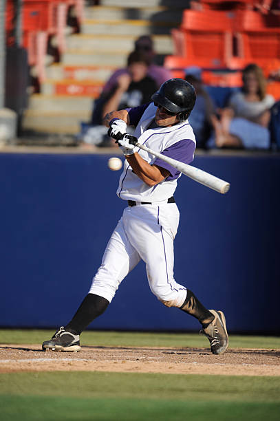 istock Baseball player playing a game, in which he is the hitter 184292660