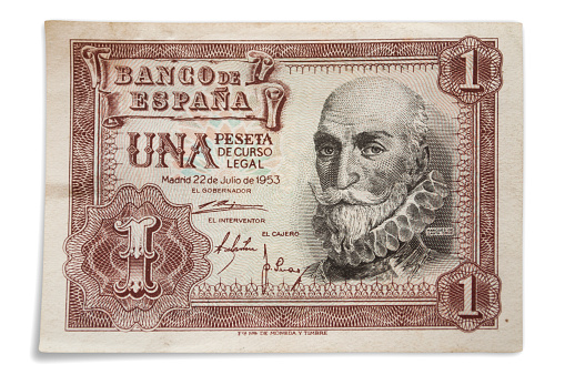 Old Spanish peseta, 1953