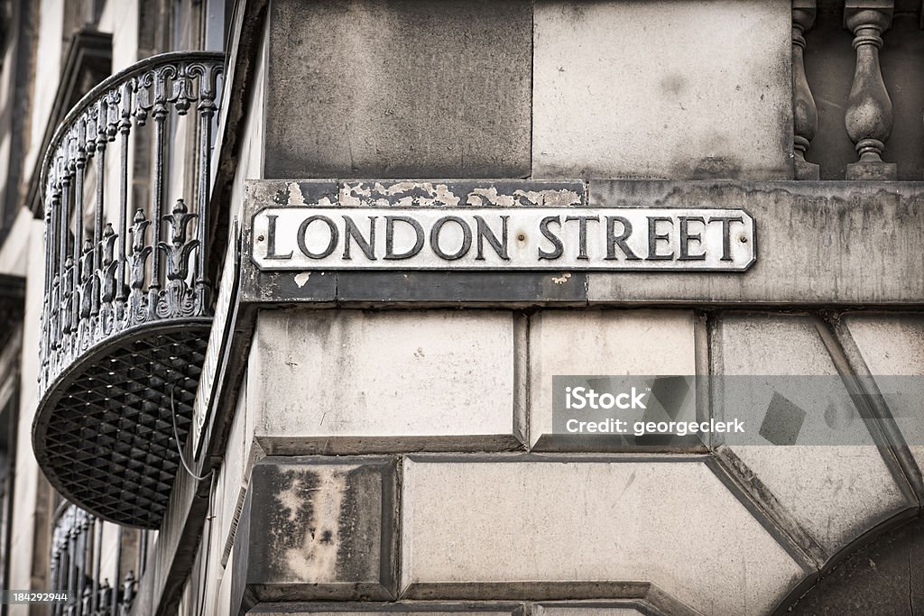 런던 거리 팻말 - 로열티 프리 거리 이름 팻말 스톡 사진