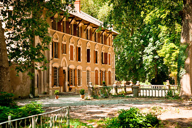 Manor in La Provence stock photo