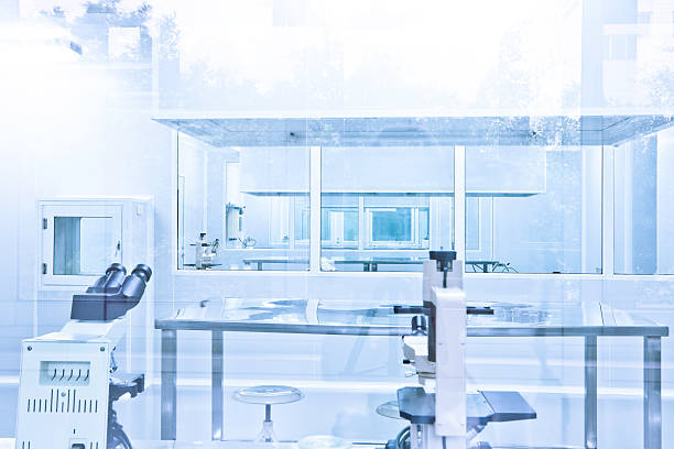 laboratory "Pharmaceutical Factory Laboratory equipment in clean room,,real placeplese click the lightbox to see more similar portfolio:" pharmaceutical factory photos stock pictures, royalty-free photos & images