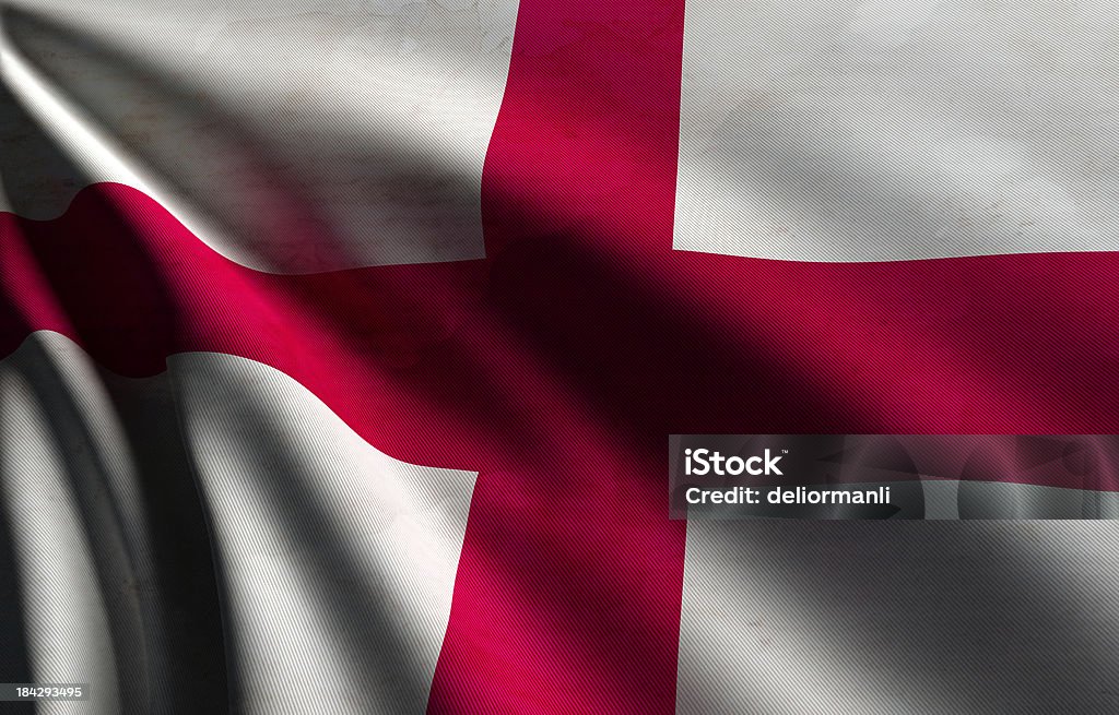 Bandeira da Inglaterra - Foto de stock de Bandeira inglesa royalty-free