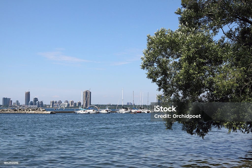 Toronto Lakeshore Waterfront - Foto stock royalty-free di Acqua