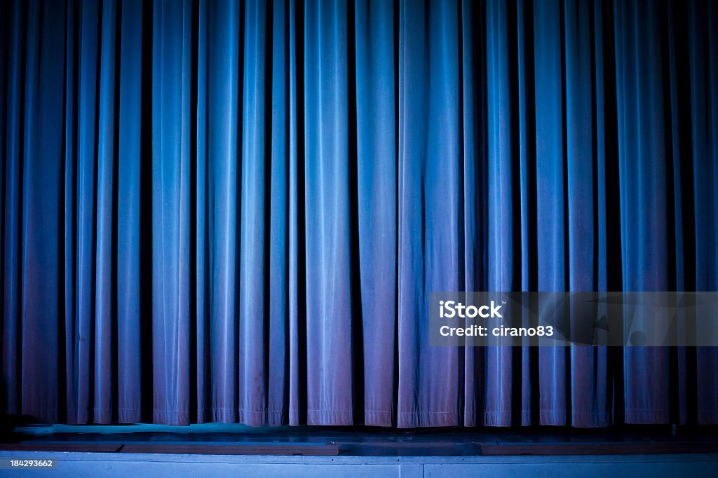 Teatro telón de fondo - Foto de stock de Cortina libre de derechos