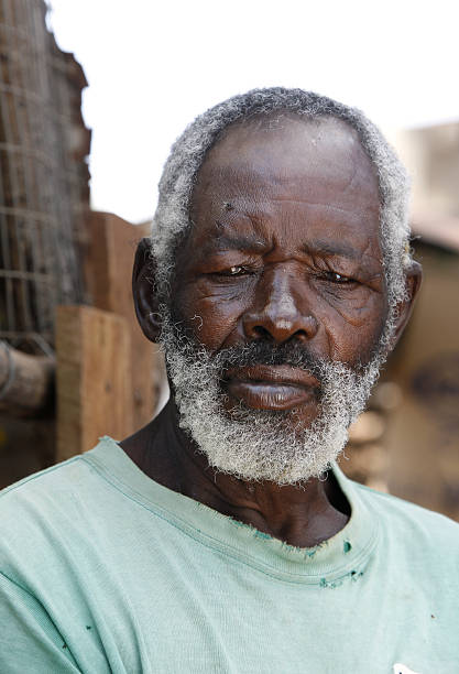 istock Elderly African man mugshot 184293720