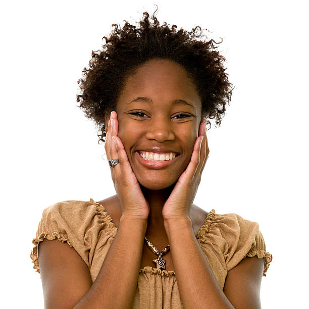 Portrait of a woman on a white background. http://s3.amazonaws.com/drbimages/m/rm.jpg