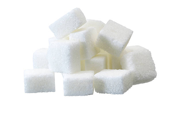lump sugar pile studio photography of a lump sugar pile sugar cube stock pictures, royalty-free photos & images