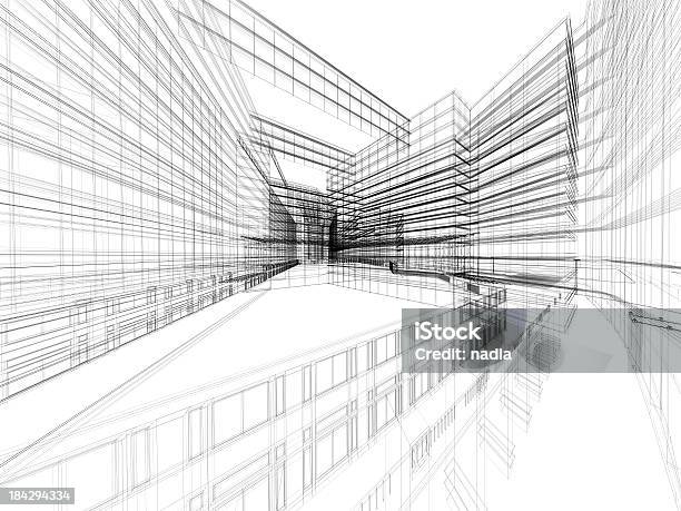 3 D Abstrakt Architektur Stockfoto und mehr Bilder von Abstrakt - Abstrakt, Architektur, Außenaufnahme von Gebäuden