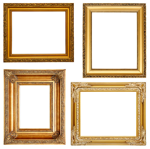 istock Antique, golden frame collections 184294424