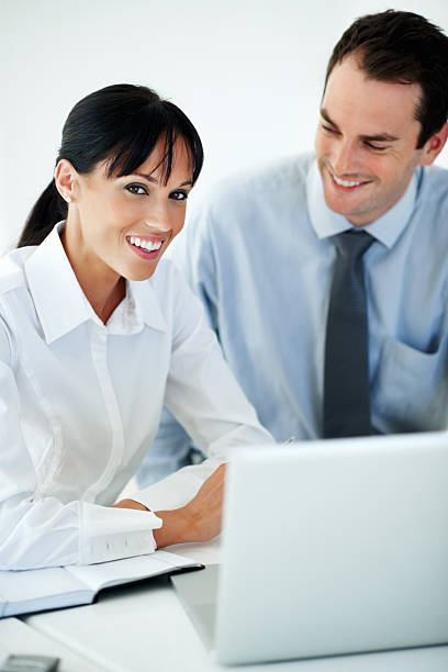 istock Modern business people in office 184294843
