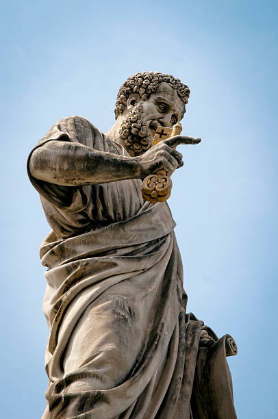 istock Statue of St Peter in Piazza San Pietro 184294856