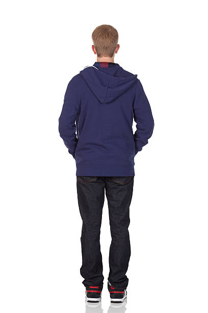 istock Rear view of a man standing 184294881