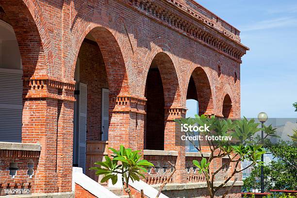 Brick Wall Of The Ancient British Consulate Kaohsiung Taiwan Stock Photo - Download Image Now