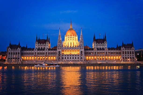 istock Parliament at dusk, Danube River, Budapest, Hungary 184295178