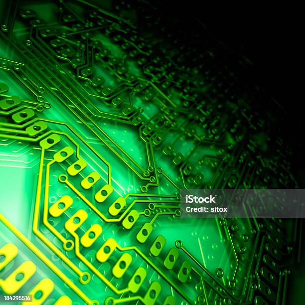 回路ボード抽象的な背景 - 緑色のストックフォトや画像を多数ご用意 - 緑色, つながり, コンピュータ