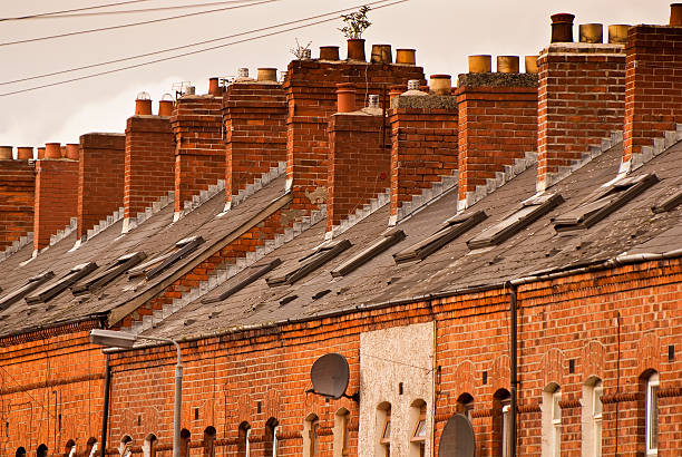 Houses in Belfast Houses in Belfast belfast stock pictures, royalty-free photos & images