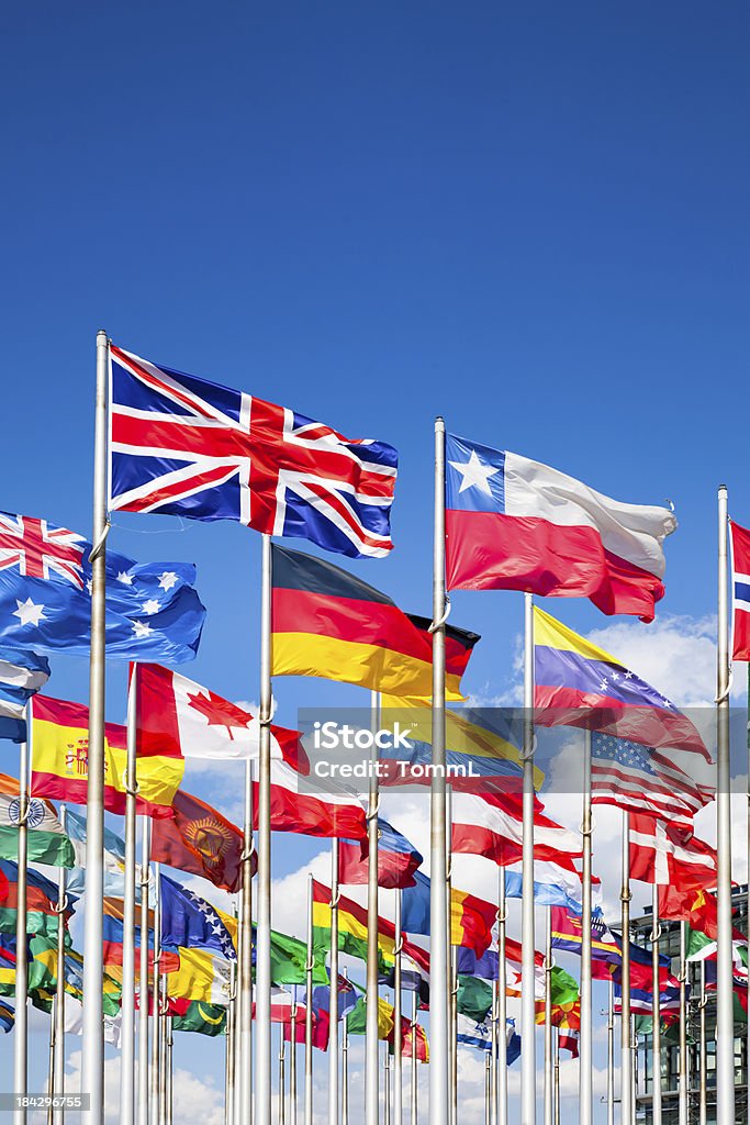 Bandeiras internacionais - Royalty-free Bandeira Nacional Foto de stock