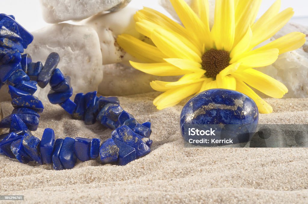 Lapiz Lazuli half wertvolle stone. garantiert authentische - Lizenzfrei Alternative Medizin Stock-Foto