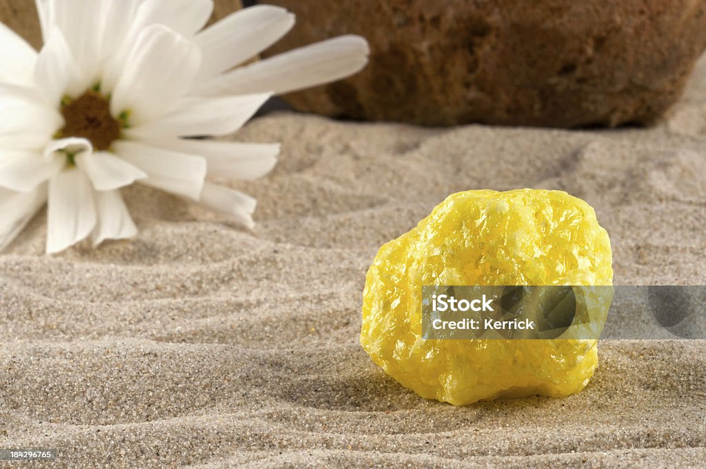 Die Schwefel-mineral. garantiert authentische - Lizenzfrei Alternative Medizin Stock-Foto