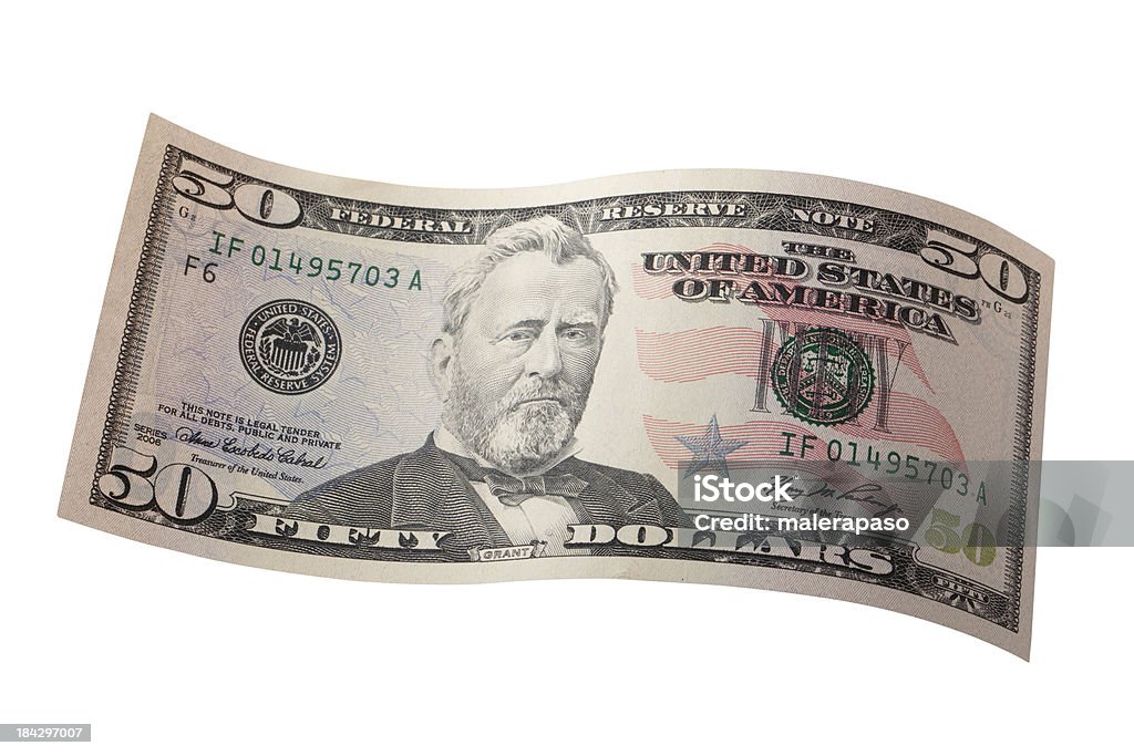 Nota de Cinquenta Dólares - Foto de stock de Nota de Cinquenta Dólares Americanos royalty-free