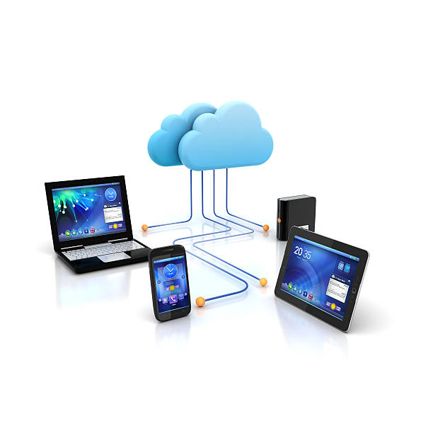 dispositivos de computação de nuvem - computer storage compartment connection order - fotografias e filmes do acervo