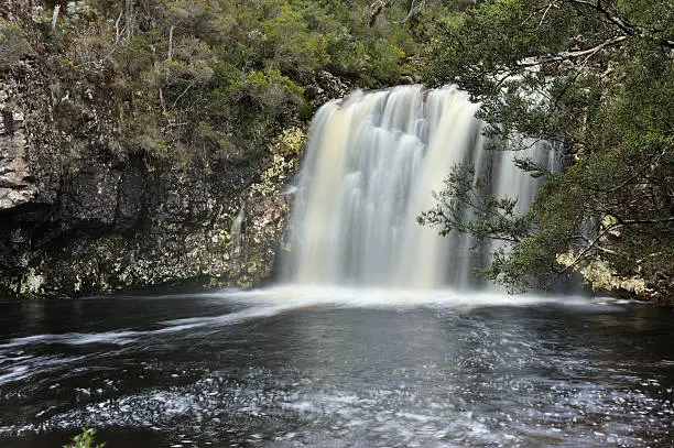 "Knyvet Falls in Cradle Mountain-Lake St Clair National Park, Tasmania, Australia,Related images:"