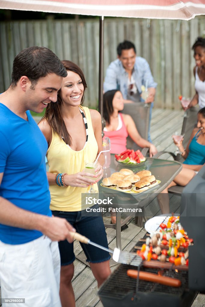 바비큐 - 로열티 프리 Barbecue - Social Gathering 스톡 사진