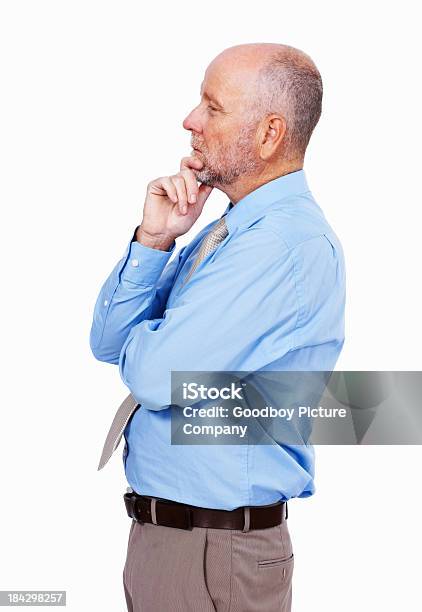 Observant Business Man Stock Photo - Download Image Now - Portrait, Side View, Business