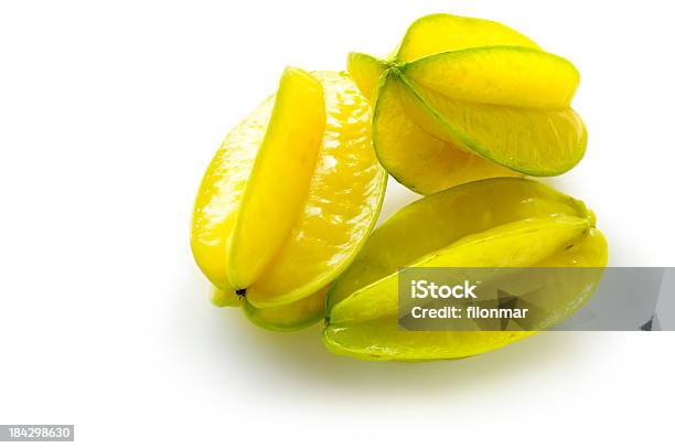 Starfruits Stock Photo - Download Image Now - Asia, Clipping Path, Cut Out