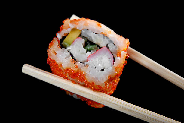 애니조나 구르다 - sashimi sushi caviar black 뉴스 사진 이미지