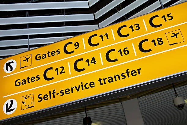 istock Airport sign # 57 XL 184298776