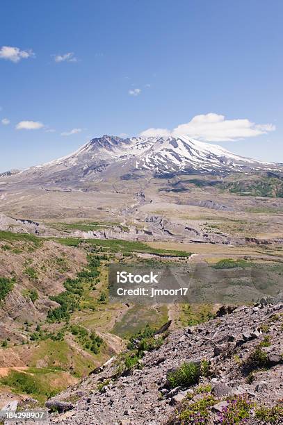 Mount St Helens Valley View Stock Photo - Download Image Now - Cloud - Sky, Color Image, Distant