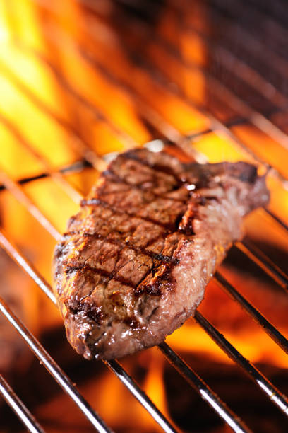 istock Sirloin Steak on Barbecue 184298925