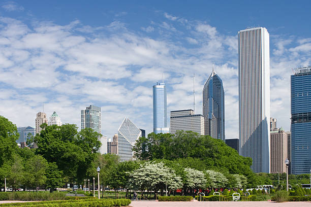 istock Chicago Grant Park Cityscape 184299749