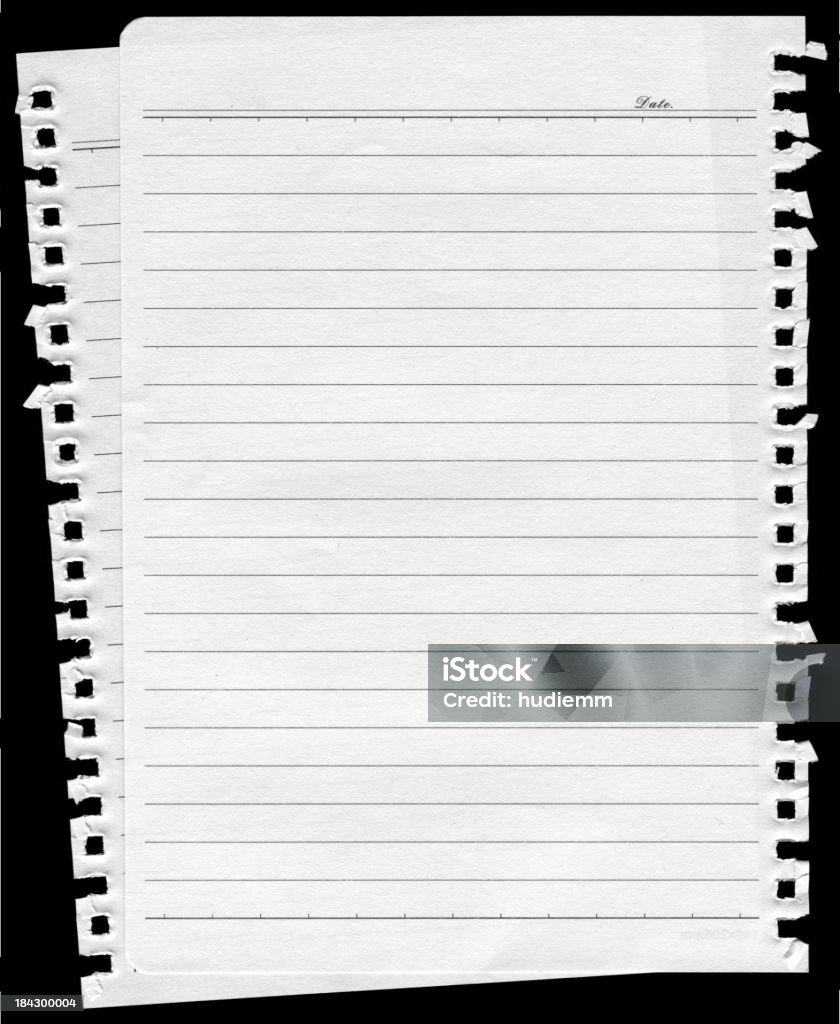 Notepad, pagina (XXXL) - Foto stock royalty-free di Affari