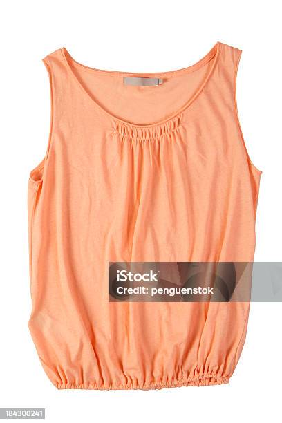 Camicetta Arancione - Fotografie stock e altre immagini di Abbigliamento - Abbigliamento, Arancione, Bellezza