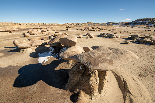 Fragments of rocks on the seashoreFragments of rocks on the seashore. Rockslide