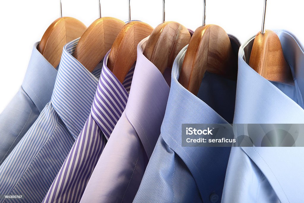 Handgefertigte shirts - Lizenzfrei Blau Stock-Foto