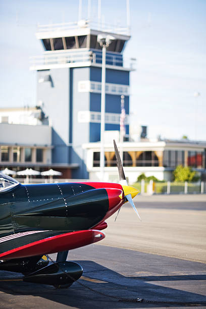 istock Airplane on a Small Airport 184300937