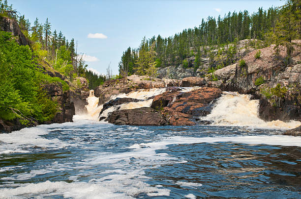 istock View of Golden Staircase Waterfall from the River 184301256