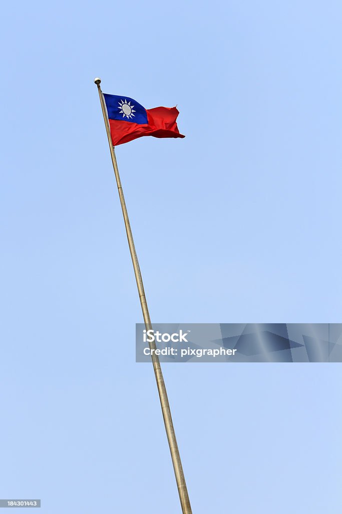 Flaga Tajwanu - Zbiór zdjęć royalty-free (Bez ludzi)
