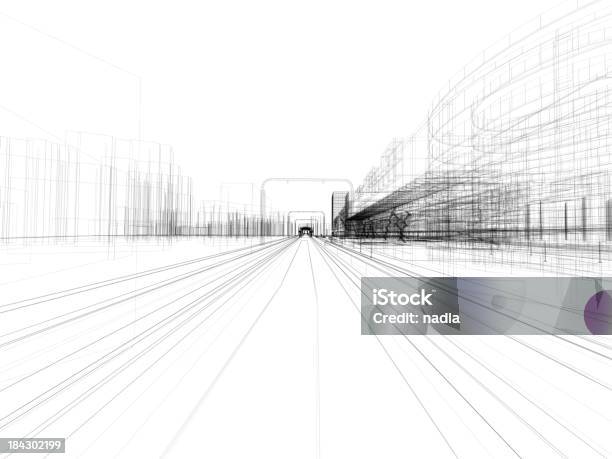 3 D Abstrakt Architektur Stockfoto und mehr Bilder von Lageplan - Lageplan, Planung, Straßenverkehr