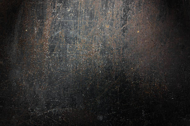 grunge rusty metal background. - roestig stockfoto's en -beelden