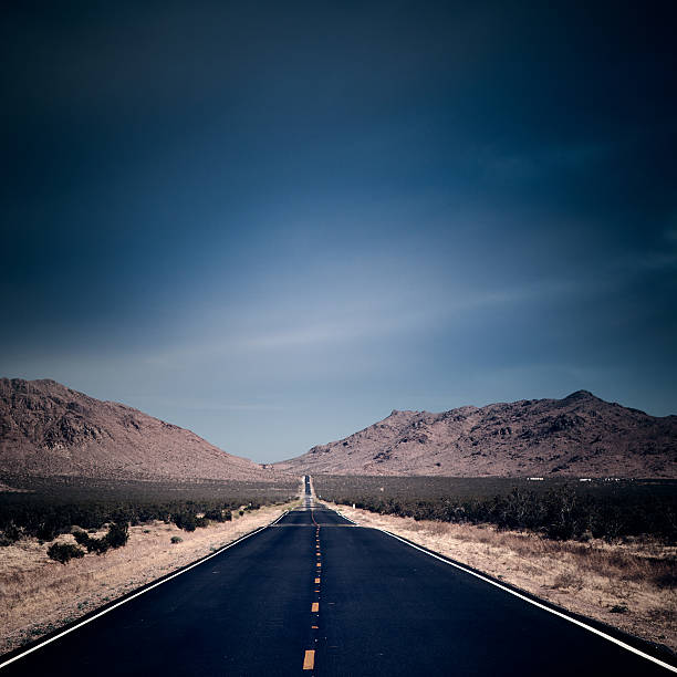 istock Desert Night Road to Nowhere 184302680