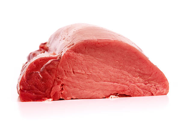 frischem rohem fleisch - kalbfleisch stock-fotos und bilder