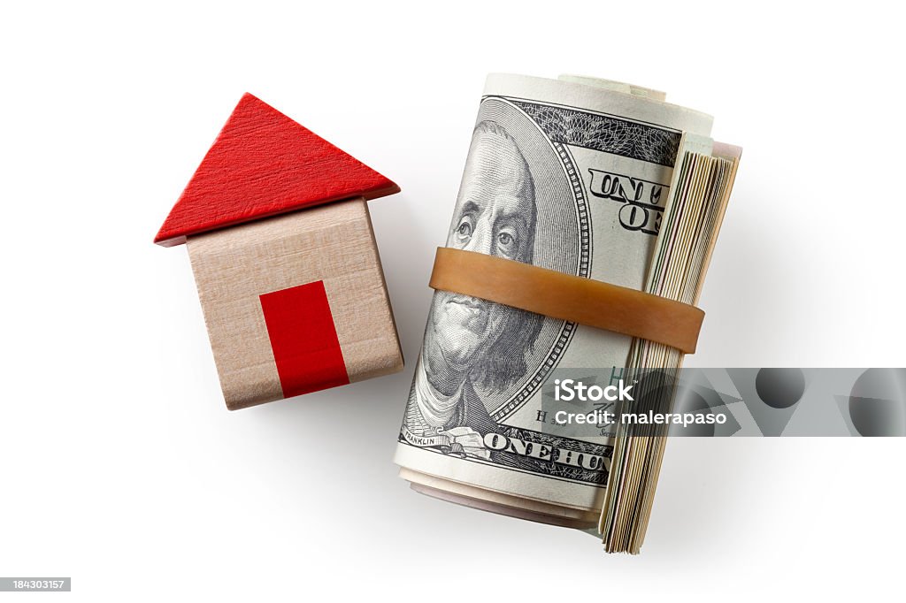 House mortgage - Photo de Billet de banque libre de droits