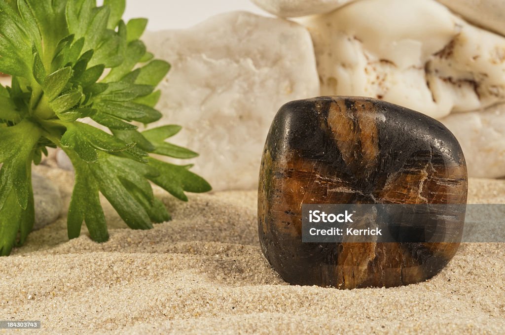 Chiastolite Hälfte wertvolle stone. garantiert authentische - Lizenzfrei Alternative Medizin Stock-Foto