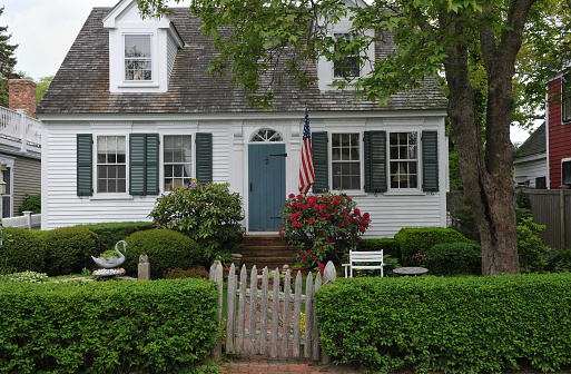 Classic wooden house at Provincetown, Cape Cod