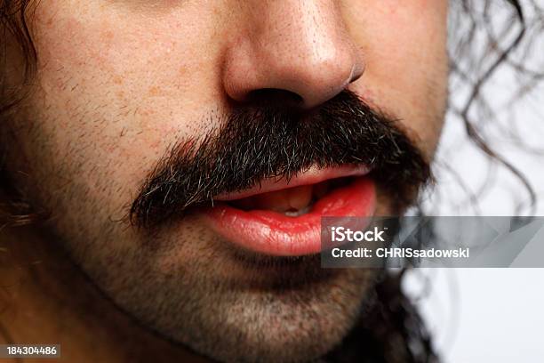 Foto de Bigode e mais fotos de stock de Adulto - Adulto, Barba por Fazer, Bigode